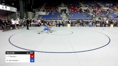 157 lbs Rnd Of 256 - Tucker Roybal, UT vs Nicholas Hernandez, CA