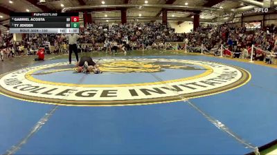 150 lbs Quarterfinal - Ty Jensen, Moapa Valley vs Gabriel Acosta, North Valley