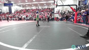 64 lbs Rr Rnd 5 - Hunter Ramsey, Newkirk Takedown Club vs Jaxson Kimball, Wichita Blue Knights