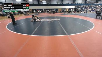 149 lbs Cons. Round 1 - Spencer Maja, Brockport vs Abel Brunk, Messiah