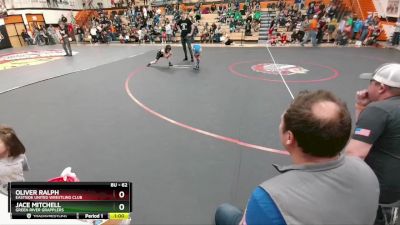 62 lbs Cons. Round 4 - Jace Mitchell, Green River Grapplers vs Oliver Ralph, Eastside United Wrestling Club