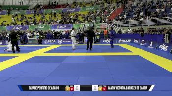 Maria Victoria Barboza De Santia vs Tayane Porfírio De Araújo 2025 Brasileiro Jiu-Jitsu IBJJF