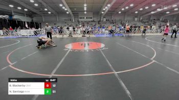 195 lbs Rr Rnd 3 - Benjamin Blackerby, Central MD Wrestling Black vs Nicholas Santiago, Miami Elite