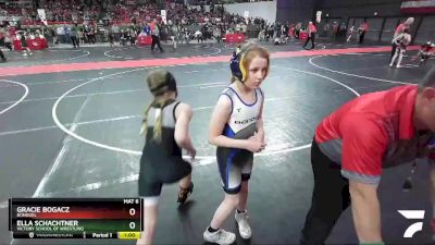95 lbs Semifinal - Gracie Bogacz, Bonduel vs Ella Schachtner, Victory School Of Wrestling
