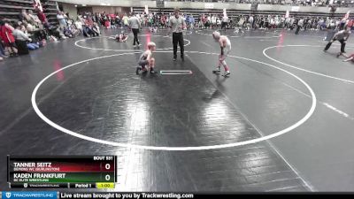 70 lbs Champ. Round 2 - Kaden Frankfurt, DC Elite Wrestling vs Tanner Seitz, Demons WC (Burlington)