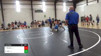 160 lbs 3rd Place - Tyler Brown, Winterset vs Dayton Hill, Team Tulsa