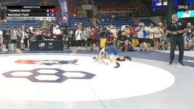 120 lbs Champ. Rd Of 128 - Samuel Moody, UT vs Macauley Fuld, TX