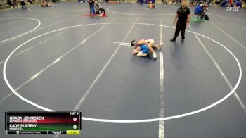 120 lbs Quarterfinal - Cade Sursely, Minnesota vs Grady Jennissen, Rum River Wrestling