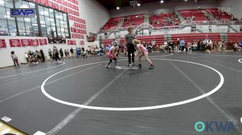 67 lbs Rr Rnd 3 - Kendel Miles, Tecumseh Youth Wrestling vs Piper Boren, Choctaw Ironman Youth Wrestling