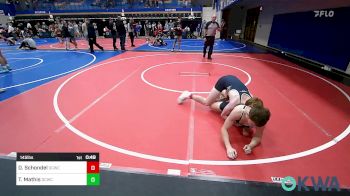 145 lbs 3rd Place - Davin Schondel, Dark Cloud Wrestling Club vs Tyler Mathis, Dark Cloud Wrestling Club