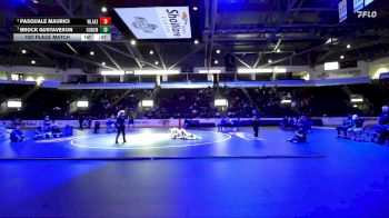 190 lbs 1st Place Match - Brock Gustaveson, Gonzaga Prep vs Pasquale Maurici, Austin Westlake