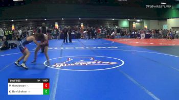 Match - Peter Henderson, Al vs Kade Davidheiser, Pa