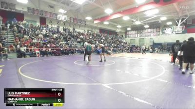 144 lbs Champ. Round 2 - Nathaniel Sagun, Olympian vs Luis Martinez, Shadow Hills