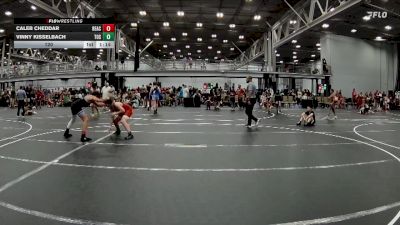 120 lbs Round 2 (8 Team) - Vinny Kisselbach, The Outsiders Squeeze vs Caleb Cheddar, Revival Aces