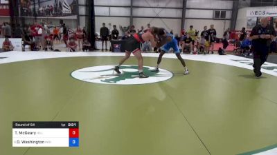 86 kg Round Of 64 - Ty McGeary, Hilltopper Wrestling Club vs Donnell Washington, Indiana RTC