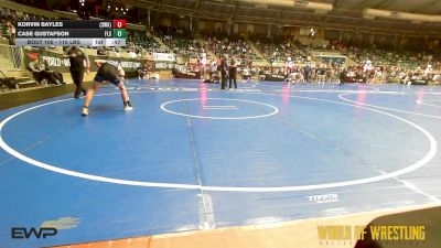 115 lbs Consi Of 16 #2 - Korvin Bayles, Sanderson Wrestling Academy vs Case Gustafson, Florida Scorpions