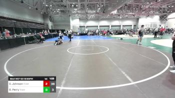 195 lbs Rr Rnd 3 - Gerard Johnson, Team Diamond Fish Pink vs Brent Perry, Team Honey Badger