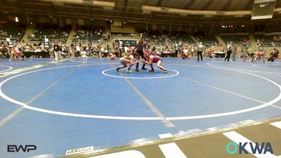 117 lbs Semifinal - Jersey Yanes, Tulsa Blue T Panthers vs Kye Barnes, Sallisaw Takedown Club