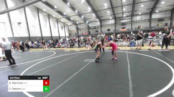 3rd Place - Alizae Martinez, Mat Rattlers vs Camryn Reeson, Mat Rats Rebooted