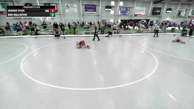 JR BOYS HARD LUCK - 113-119.2 Champ. Round 1 - Ben Belliston vs Jensen Dyer, Ubasa Wrestling Academy