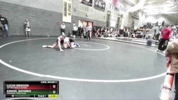 112 lbs Cons. Round 5 - Ezekiel Bayardo, Immanuel Wrestling vs Lucas Bidgood, Sutter Middle School