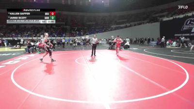 6A Boys 285 lbs Champ. Round 1 - Kallen Saffer, Oregon City Boys vs Jared Scott, Sandy Boys