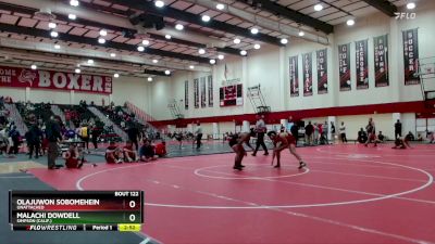 174 lbs Cons. Semi - Olajuwon Sobomehein, Unattached vs Malachi Dowdell, Simpson (Calif.)