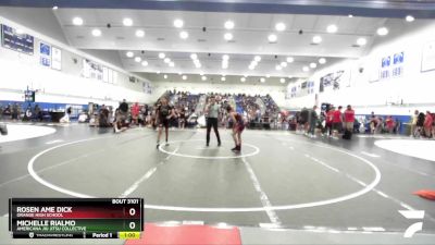 100 lbs Cons. Round 3 - Michelle Rialmo, Americana Jiu Jitsu Collective vs Rosen Ame Dick, Orange High School