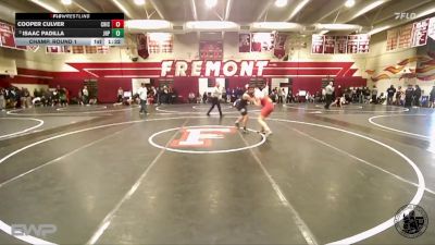 165 lbs Champ. Round 1 - Isaac Padilla, John H Pitman vs Cooper Culver, Chico