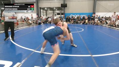 135 lbs Rr Rnd 3 - Benjamin Straub, M2 Training Center - BHS vs Kristian Beres, Outsiders Wrestling Club - BHS