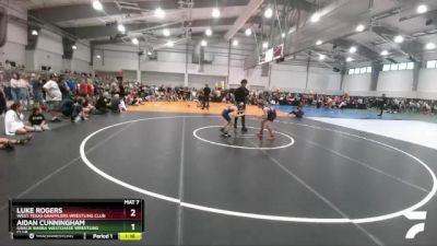 80 lbs Quarterfinal - Aidan Cunningham, Gracie Barra Westchase Wrestling Club vs Luke Rogers, West Texas Grapplers Wrestling Club