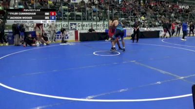 285 lbs Quarters - Tyler Cunningham, Iron Rams Wrestling Club vs Jackson Woods, DC Elite