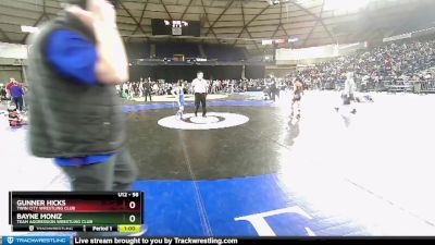 74 lbs Quarterfinal - Hudson Hintz, Damaged Ear Wrestling Club vs Tristan Guarnes, Mat Demon Wrestling Club