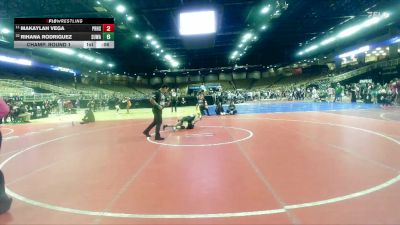 100 lbs Champ. Round 2 - Lillian Bradshaw, Middleburg vs Isabella Cullen, Troy Buchanan