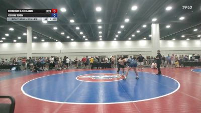 215 lbs Cons. Sub-semis - Dominic Longano, Beebe Trained vs Odon Toth