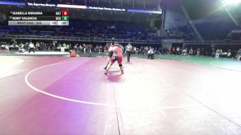 235 lbs Cons. Round 3 - Ruby Valencia, Delhi vs Isabella Miranda, Galt