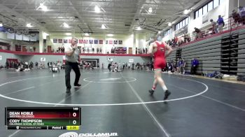 149 lbs Cons. Round 2 - Dean Noble, Western Colorado vs Cody Thompson, Colorado School Of Mines
