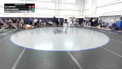 C-160 lbs Consi Of 8 #2 - Kai Johnson, WV vs Luke Thompson, OH