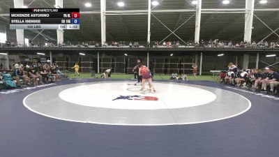 100 lbs McKenzie Astorino, Pennsylvania Blue vs Stella Isensee, Colorado