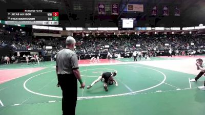 110 lbs Champ. Round 1 - Ryan Marroquin, BGB2 vs Lucas Allison, WTW3