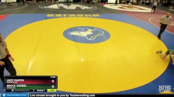 Semifinal - Brock Goebel, Syracuse vs Jace Martin, Wood River