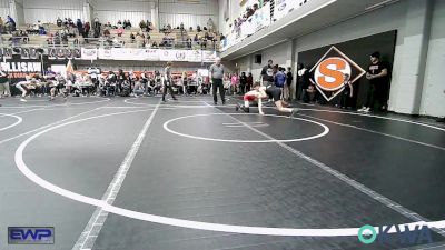 106 lbs Consi Of 8 #2 - Johan Rodriguez, Tulsa Blue T Panthers vs Caden Ryals, Fort Gibson Youth Wrestling