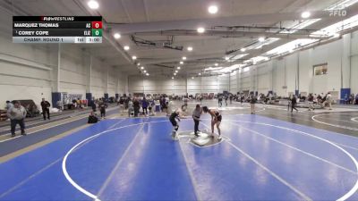 133 lbs Champ. Round 1 - Corey Cope, Elizabethtown vs Marquez Thomas, Albright College
