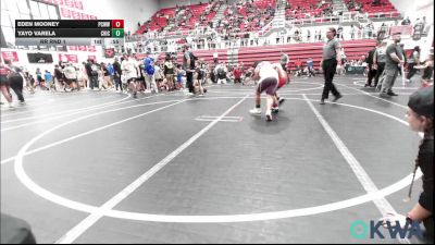 120 lbs Rr Rnd 1 - Eden Mooney, Ponca City Wildcat Wrestling vs Yayo Varela, Chickasha Youth Wrestling