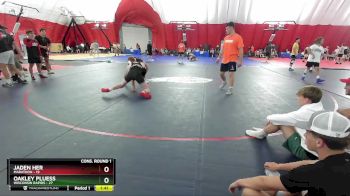 165 lbs Quarters & Wb (16 Team) - Oakley Pluess, Wisconsin Rapids vs JADEN HER, Marathon