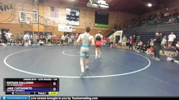 138 lbs Quarterfinal - Nathan Galloway, All In Wrestling vs Jake Castagneto, Fighting Squirrels