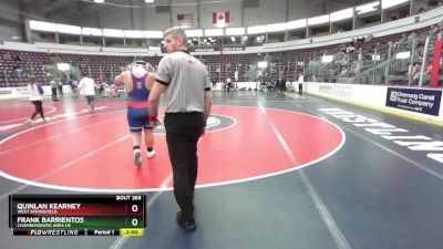 285 lbs Champ. Round 3 - Frank Barrientos, Chambersburg Area Hs vs Quinlan Kearney, West Springfield