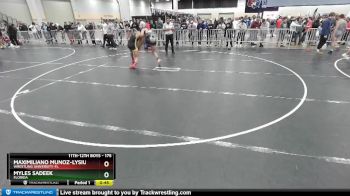 175 lbs Cons. Round 2 - Maximiliano Munoz-Lysius, Wrestling University-FL vs Myles Sadeek, Florida