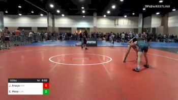 120 lbs Consolation - Jordan Anaya, Arizona vs Evan Pena, Florida