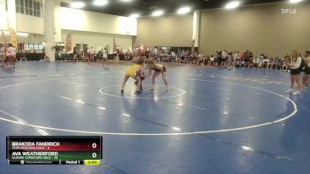 135 lbs Round 4 (8 Team) - Brakoda Fandrich, Team Montana Gold vs Ava Weatherford, Illinois Cornstars Gold